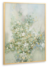 Reedster Green/Blue/Yellow Wall Art from Ashley - Luna Furniture