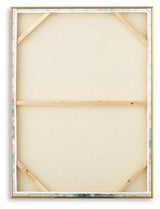 Reedster Green/Blue/Yellow Wall Art from Ashley - Luna Furniture