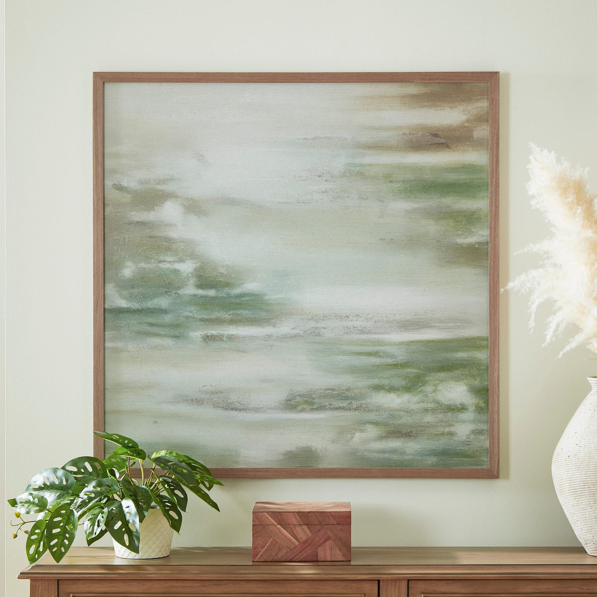 Daybourne Green/Brown/White Wall Art from Ashley - Luna Furniture