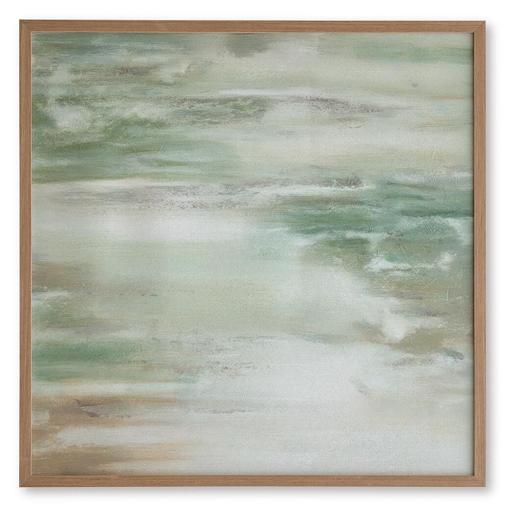 Daybourne Green/Brown/White Wall Art from Ashley - Luna Furniture