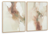 Brettwarth Green/Blue/Yellow Wall Art, Set of 2 from Ashley - Luna Furniture