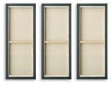 Larrondale Black/Gray/Brown Wall Art, Set of 3 from Ashley - Luna Furniture