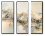 Larrondale Black/Gray/Brown Wall Art, Set of 3 from Ashley - Luna Furniture