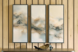 Larrondale Black/Gray/Brown Wall Art, Set of 3 from Ashley - Luna Furniture