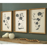 Huddwick Linen/Black Wall Art, Set of 3 from Ashley - Luna Furniture