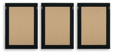 Huddwick Linen/Black Wall Art, Set of 3 from Ashley - Luna Furniture