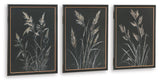 Janisburg Black/White/Brown Wall Art, Set of 3 from Ashley - Luna Furniture