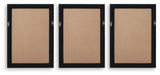 Janisburg Black/White/Brown Wall Art, Set of 3 from Ashley - Luna Furniture