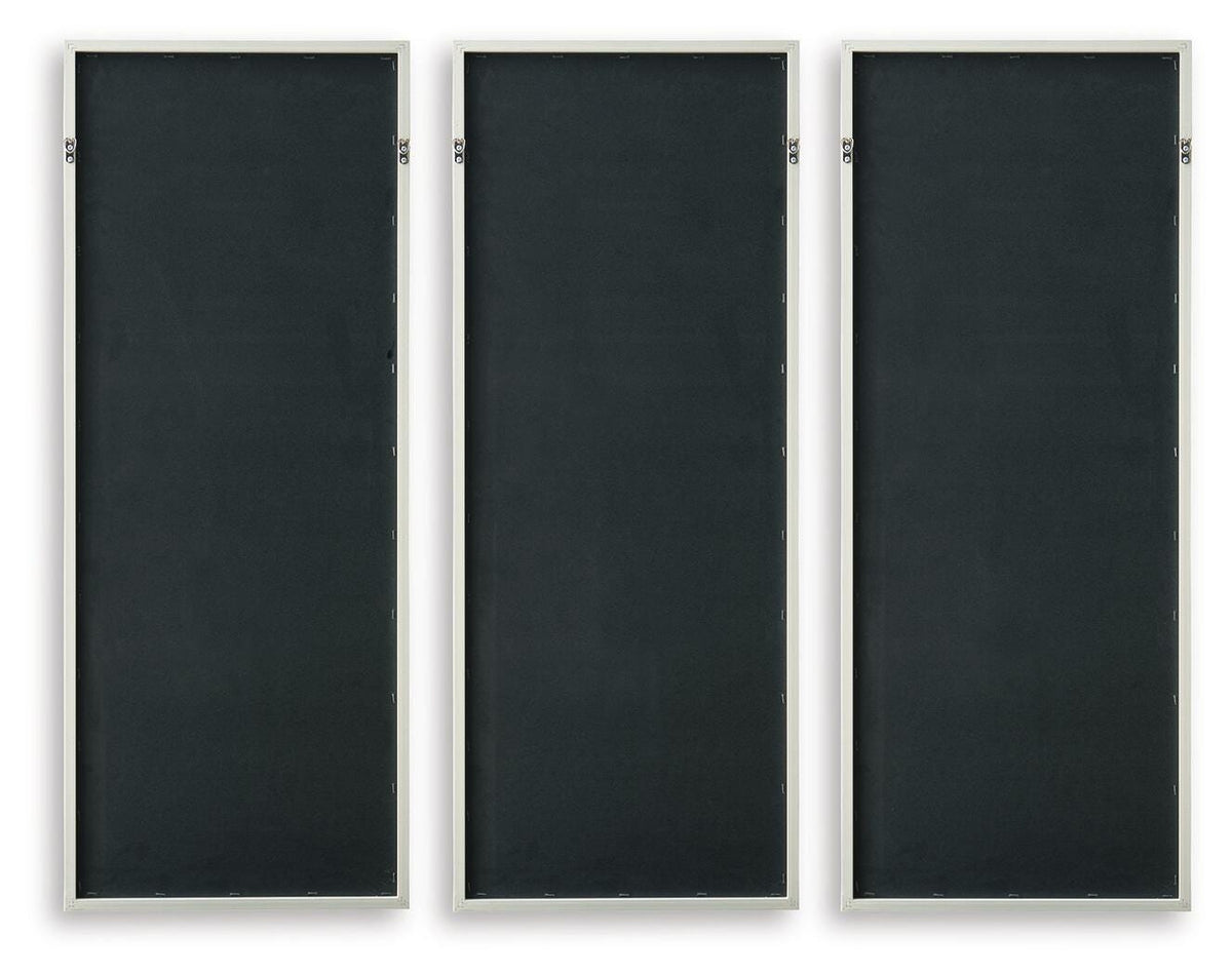 Dixonburg Taupe/Gray Wall Art, Set of 3 from Ashley - Luna Furniture