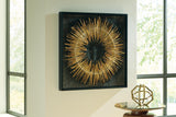 Buddins Black/Gold Finish Wall Art from Ashley - Luna Furniture