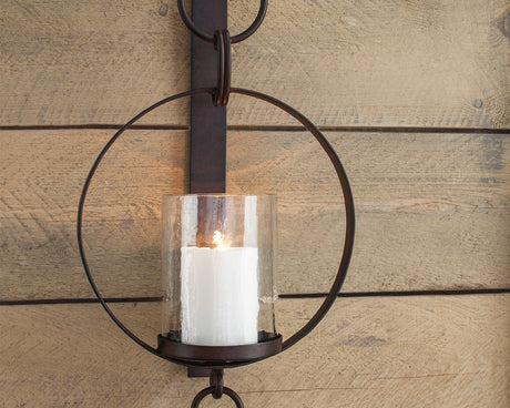 Ogaleesha Brown Wall Sconce from Ashley - Luna Furniture
