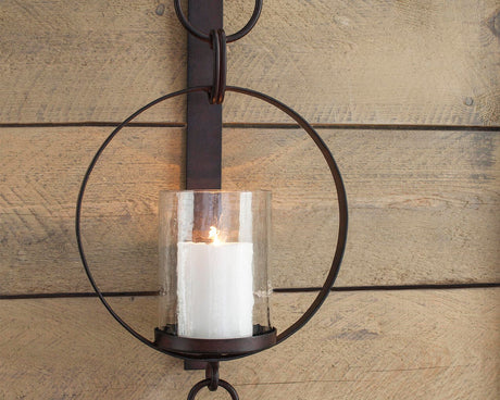 Ogaleesha Brown Wall Sconce from Ashley - Luna Furniture