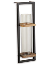 Colburn Natural/Black Wall Sconce from Ashley Furniture - Luna Furniture