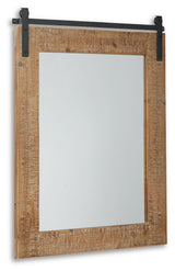 Lanie Antique Brown Accent Mirror from Ashley Furniture - Luna Furniture