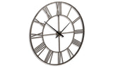 Paquita Antique Silver Wall Clock from Ashley Furniture - Luna Furniture