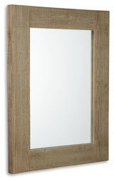 Waltleigh Distressed Brown Accent Mirror from Ashley Furniture - Luna Furniture