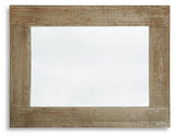 Waltleigh Distressed Brown Accent Mirror from Ashley Furniture - Luna Furniture