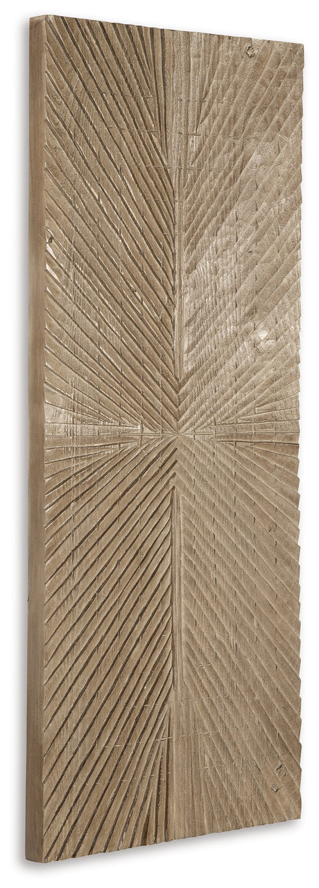Lenora Distressed Brown Wall Decor from Ashley - Luna Furniture