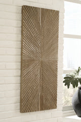 Lenora Distressed Brown Wall Decor from Ashley - Luna Furniture