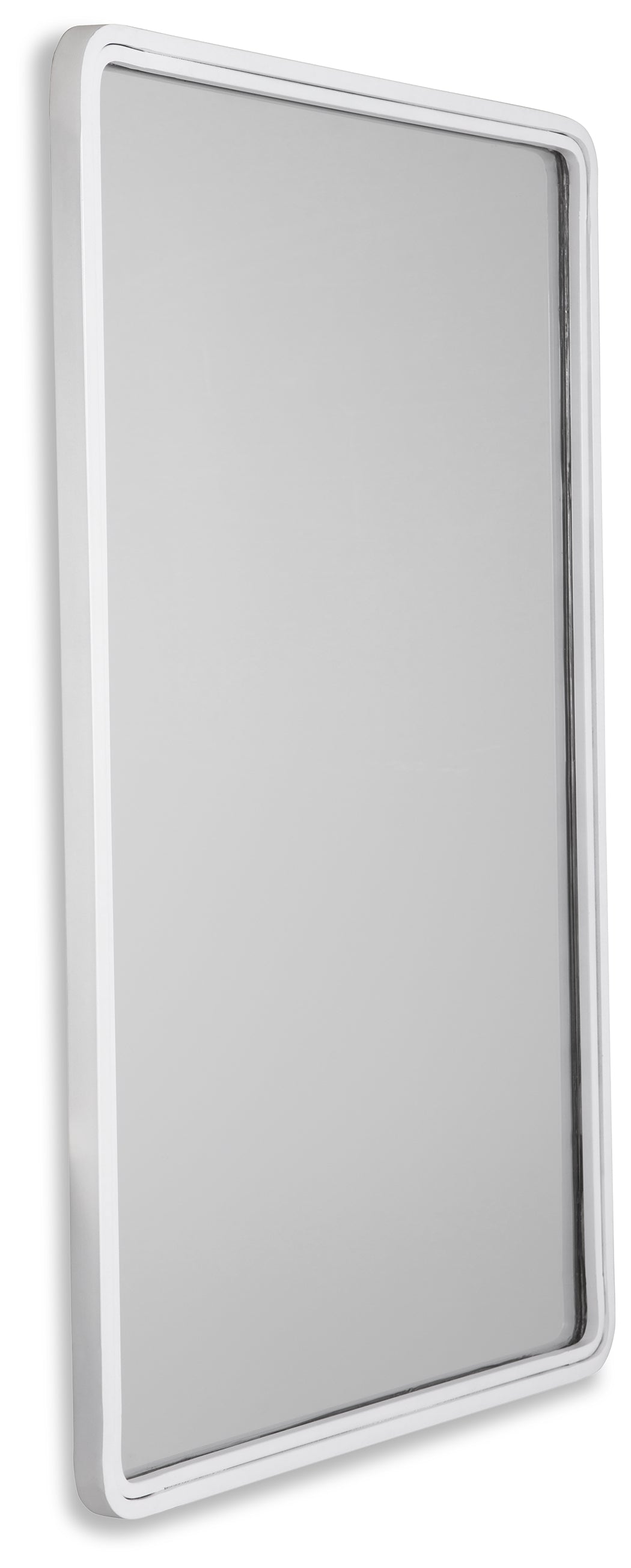 Brocky White Accent Mirror from Ashley - Luna Furniture