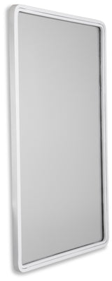 Brocky White Accent Mirror from Ashley - Luna Furniture