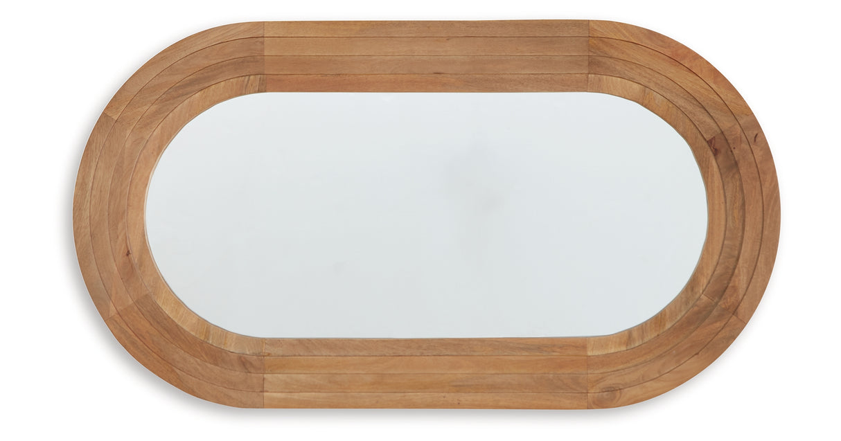 Daverly Brown Accent Mirror from Ashley - Luna Furniture