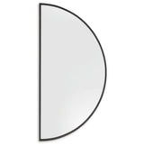Denlow Black Accent Mirror from Ashley Furniture - Luna Furniture