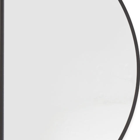 Denlow Black Accent Mirror from Ashley Furniture - Luna Furniture