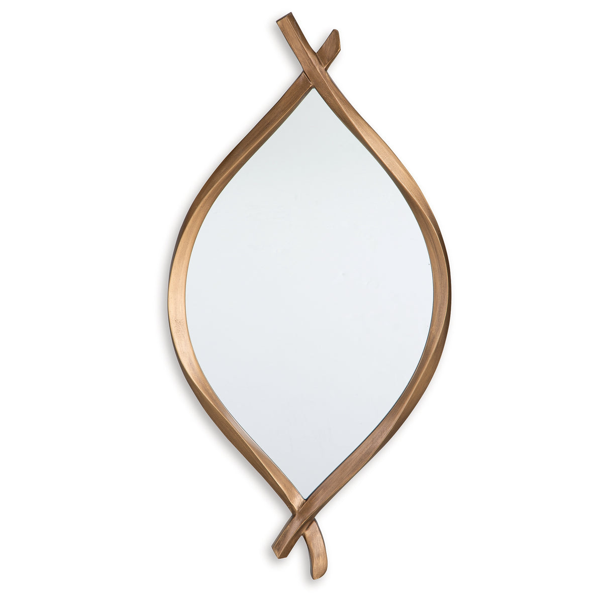 Bartner Antique Gold Finish Accent Mirror from Ashley Furniture - Luna Furniture