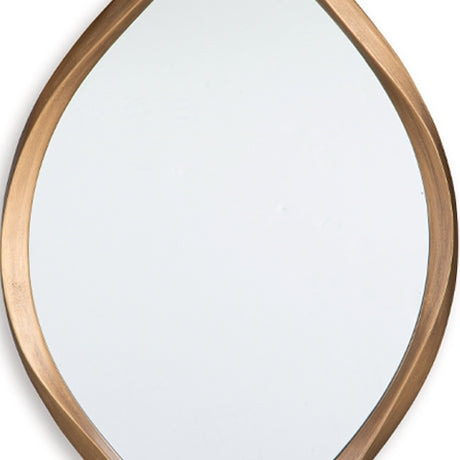 Bartner Antique Gold Finish Accent Mirror from Ashley - Luna Furniture