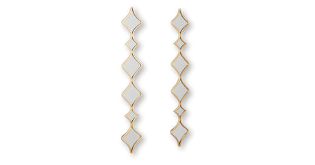 Harriswood Gold Finish Accent Mirror Set (Set of 2) from Ashley - Luna Furniture