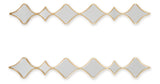 Harriswood Gold Finish Accent Mirror Set (Set of 2) from Ashley Furniture - Luna Furniture