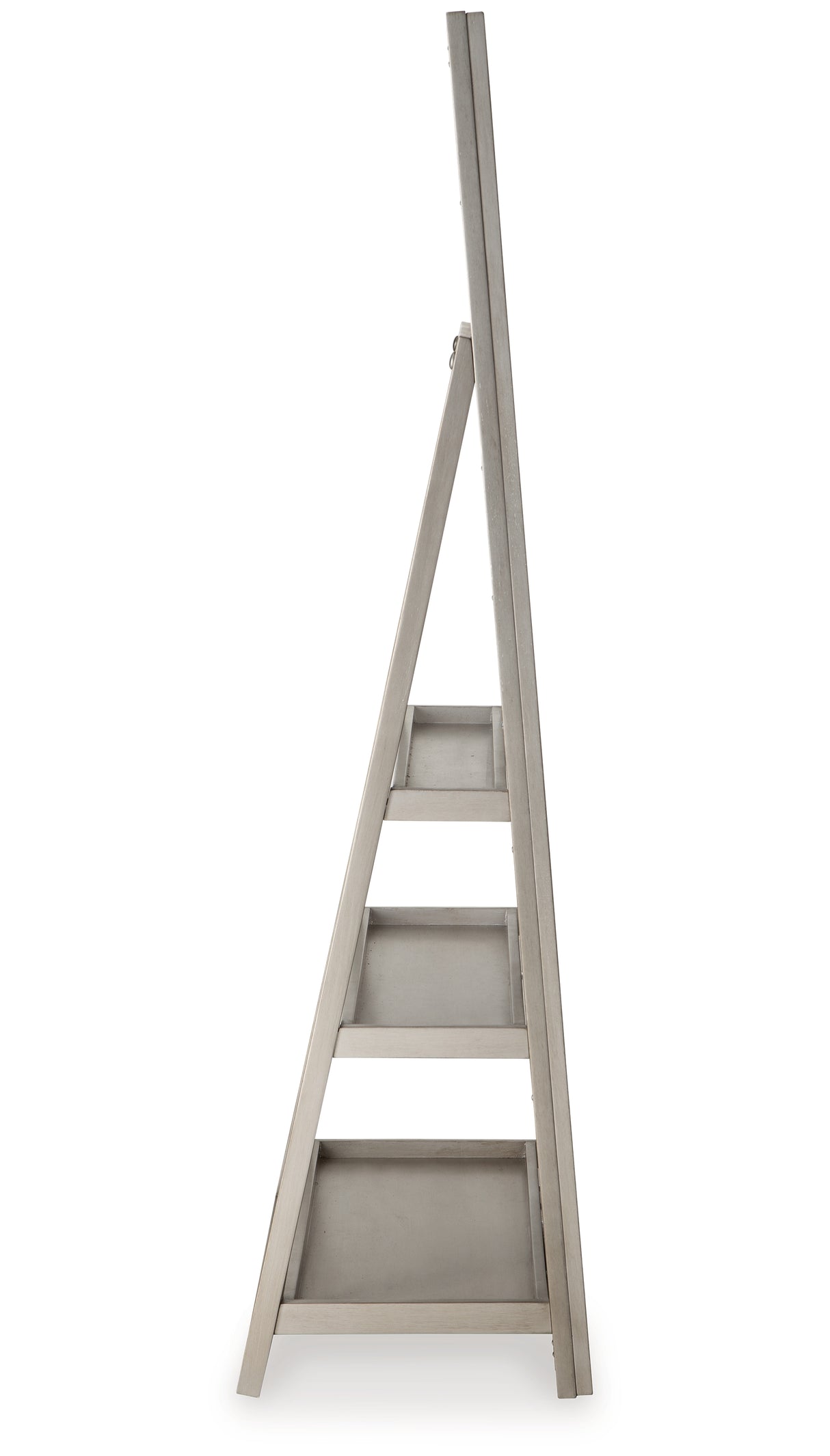 Evesen Champagne Floor Standing Mirror with Storage from Ashley Furniture - Luna Furniture