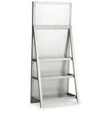 Evesen Champagne Floor Standing Mirror/Storage from Ashley Furniture - Luna Furniture