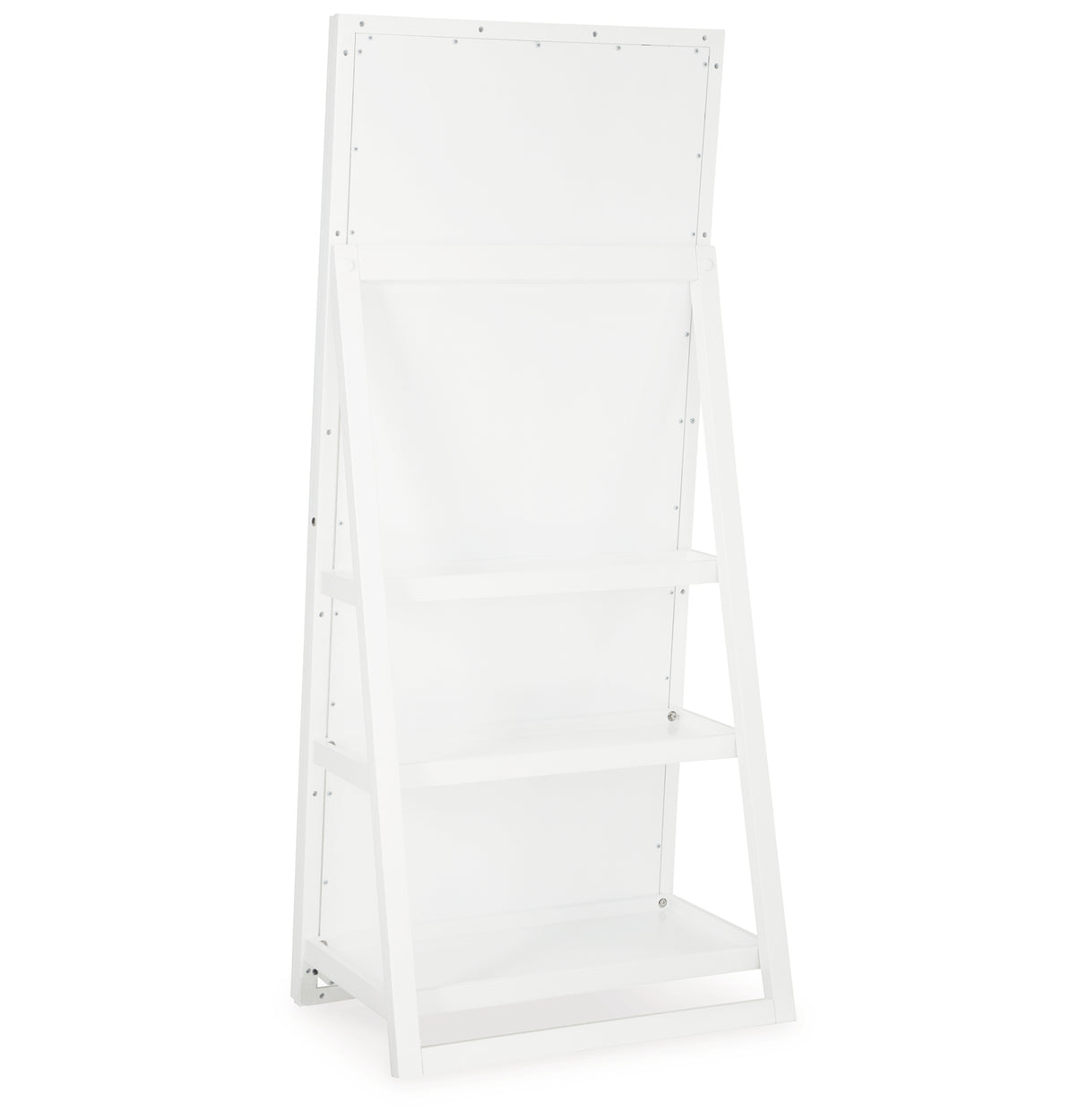 Evesen White Floor Standing Mirror/Storage (Mirror Only) from Ashley Furniture - Luna Furniture