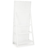Evesen White Floor Standing Mirror/Storage (Mirror Only) from Ashley Furniture - Luna Furniture