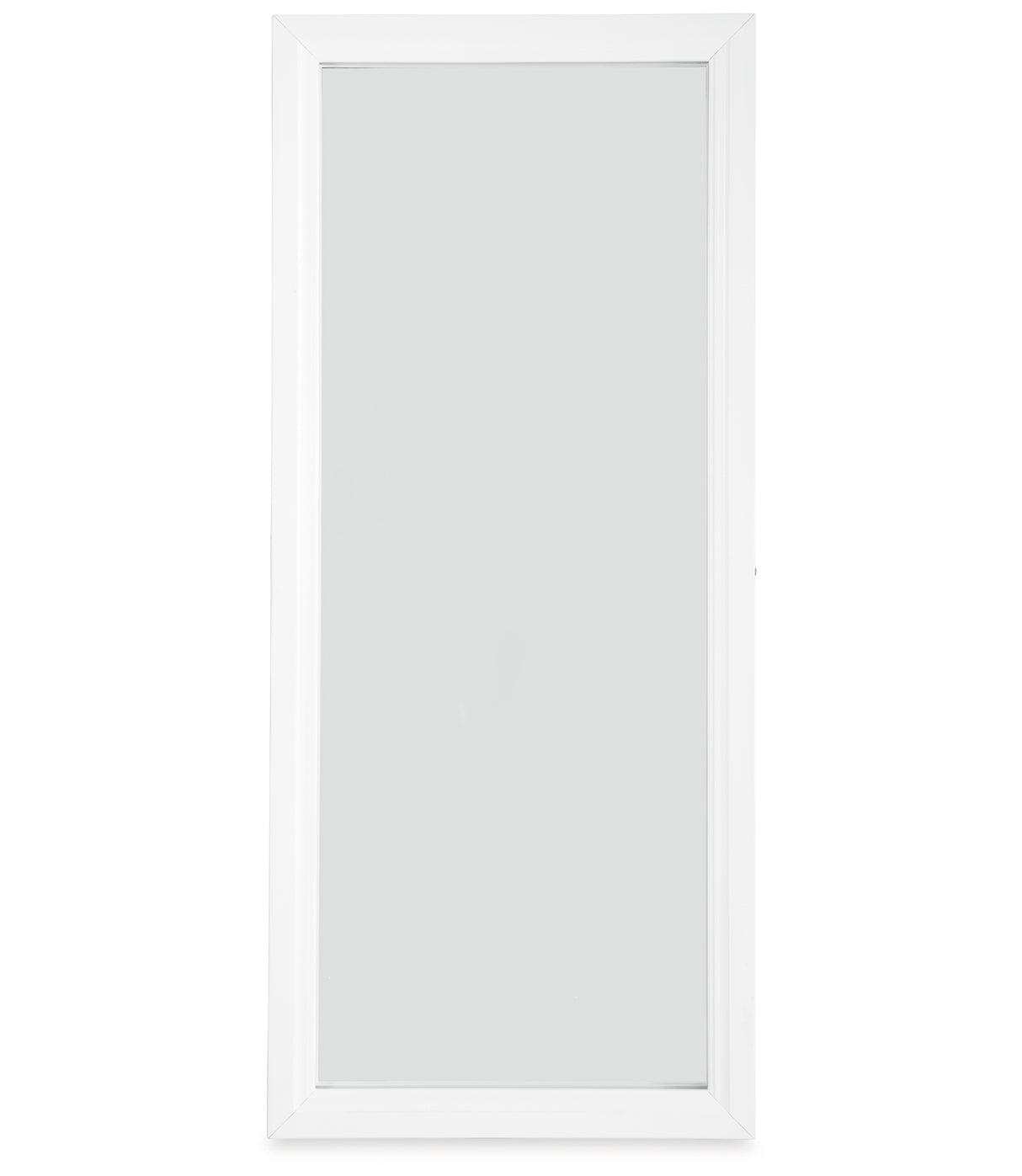 Evesen White Floor Standing Mirror/Storage (Mirror Only) from Ashley Furniture - Luna Furniture