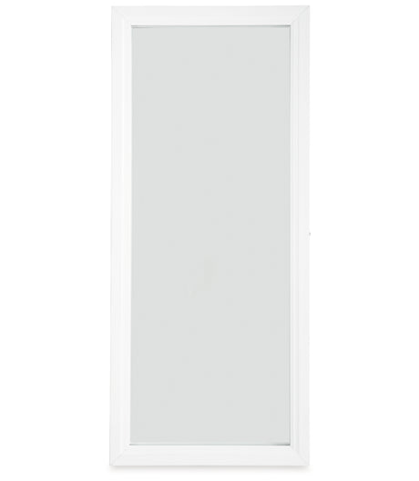 Evesen White Floor Standing Mirror/Storage (Mirror Only) from Ashley Furniture - Luna Furniture