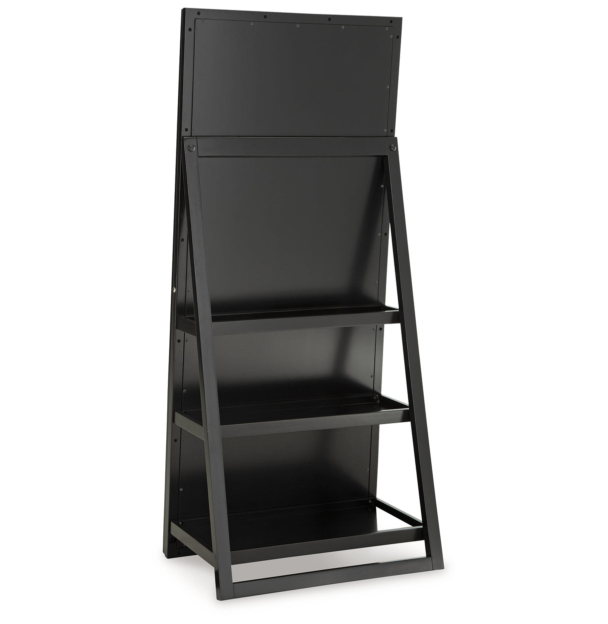 Evesen Black Floor Standing Mirror/Storage (Mirror Only) from Ashley - Luna Furniture