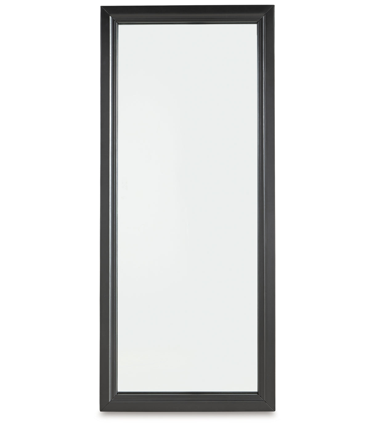 Evesen Black Floor Standing Mirror/Storage (Mirror Only) from Ashley - Luna Furniture