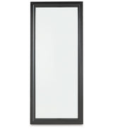 Evesen Black Floor Standing Mirror/Storage (Mirror Only) from Ashley - Luna Furniture