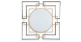 Oceanal Black/Gold Finish Accent Mirror from Ashley - Luna Furniture