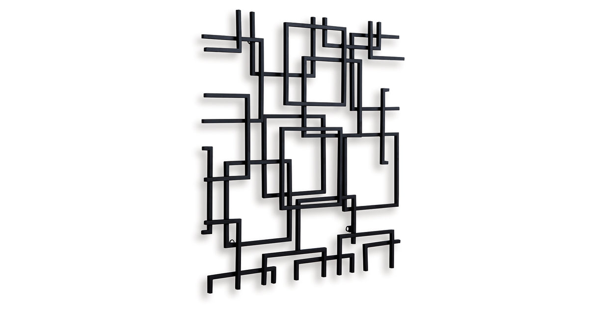 Aadanton Black Wall Decor from Ashley Furniture - Luna Furniture