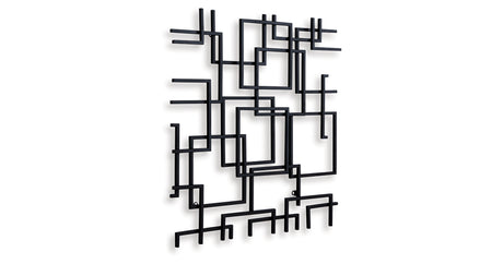 Aadanton Black Wall Decor from Ashley - Luna Furniture