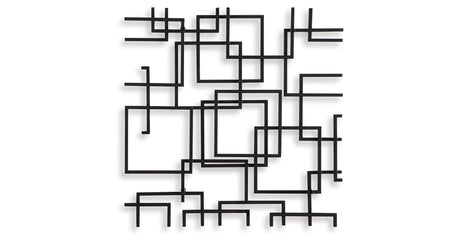 Aadanton Black Wall Decor from Ashley - Luna Furniture
