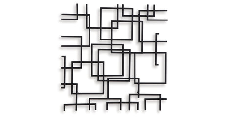Aadanton Black Wall Decor from Ashley - Luna Furniture