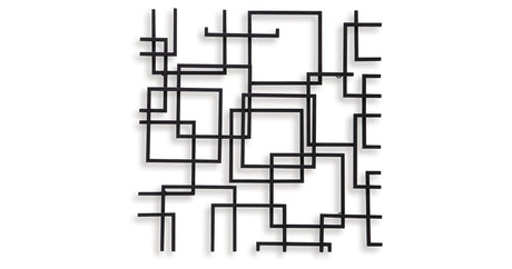 Aadanton Black Wall Decor from Ashley - Luna Furniture