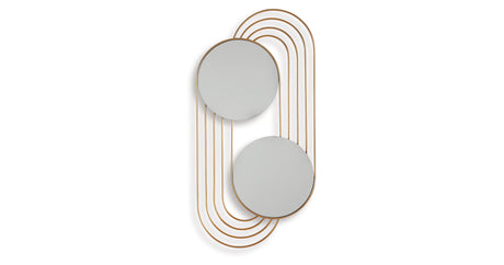 Warrenley Gold Finish Accent Mirror from Ashley - Luna Furniture