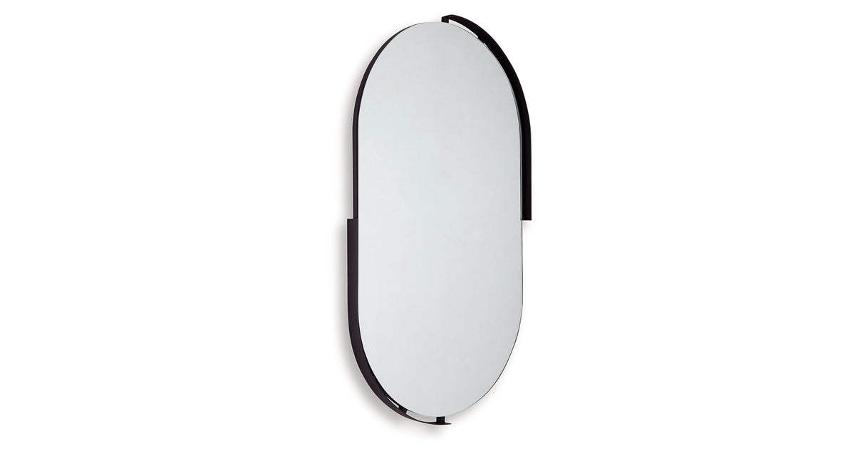 Valkings Black Accent Mirror (Set of 2) from Ashley - Luna Furniture
