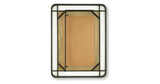 Beelman Black/Brown Accent Mirror from Ashley - Luna Furniture